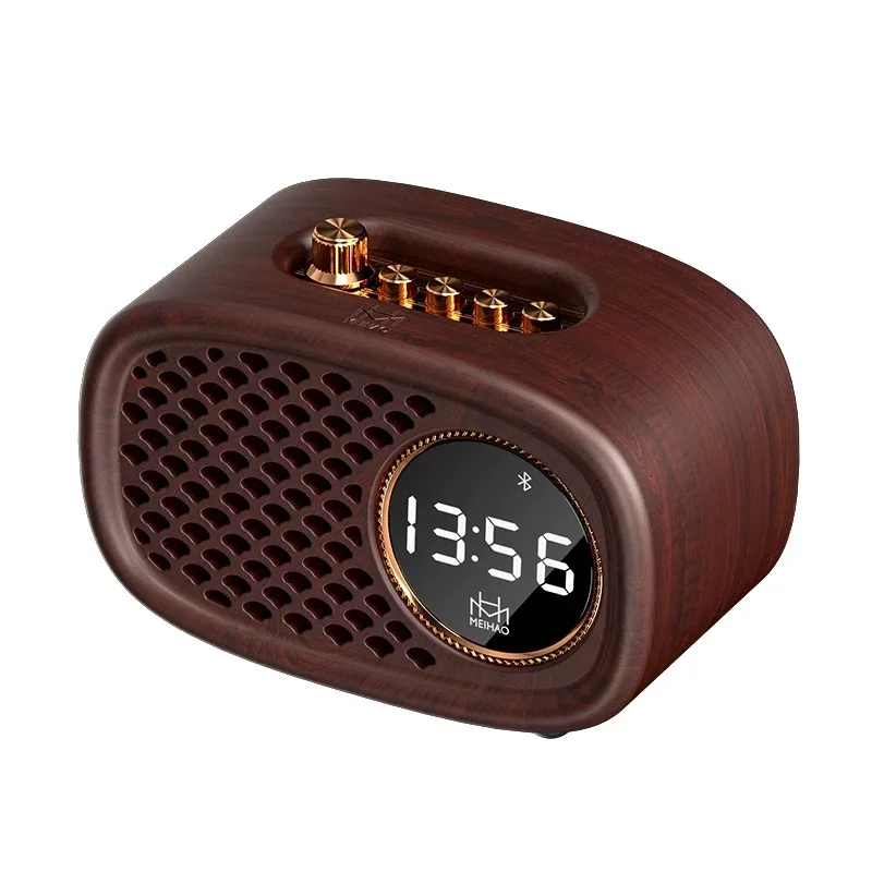 

Bluetooth stereo/Bluetooth radio made of pure solid wood
