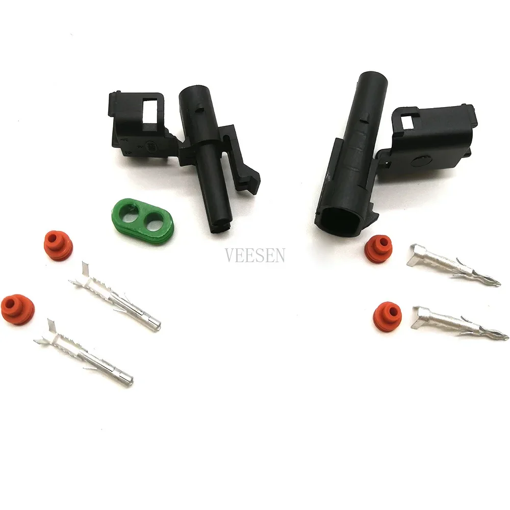 

10 Set 2P Connector for Weatherpack Auto Waterproof Electrical Wire Cable Way Plug Car Harness 18-14 GA