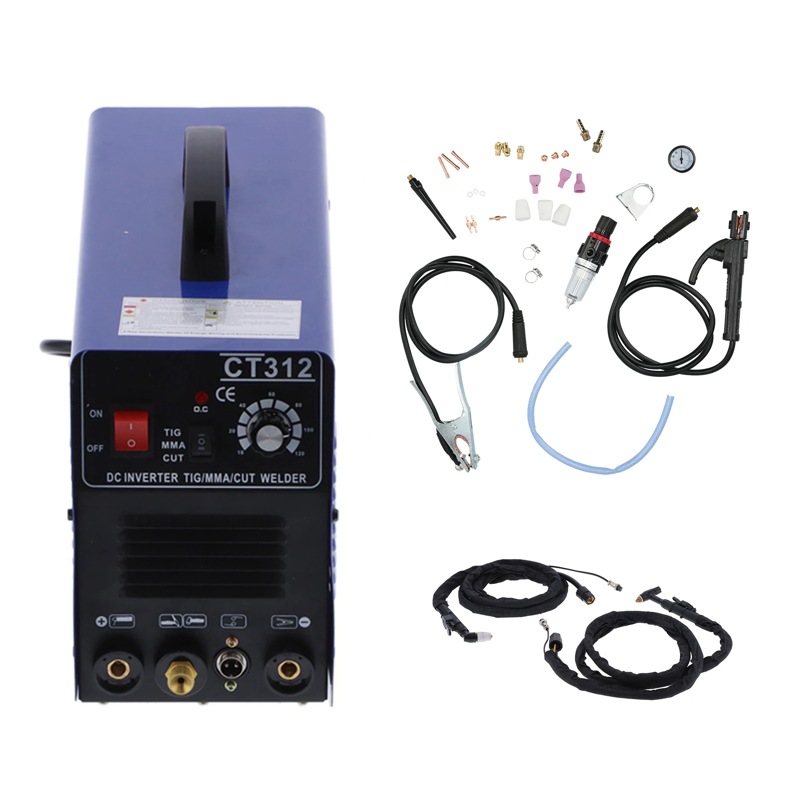 آلة لحام عصا قطع البلازما العاكس آلة قطع البلازما Tig عصا MMA لحام لحام 3 في 1 آلة القطع CT312
