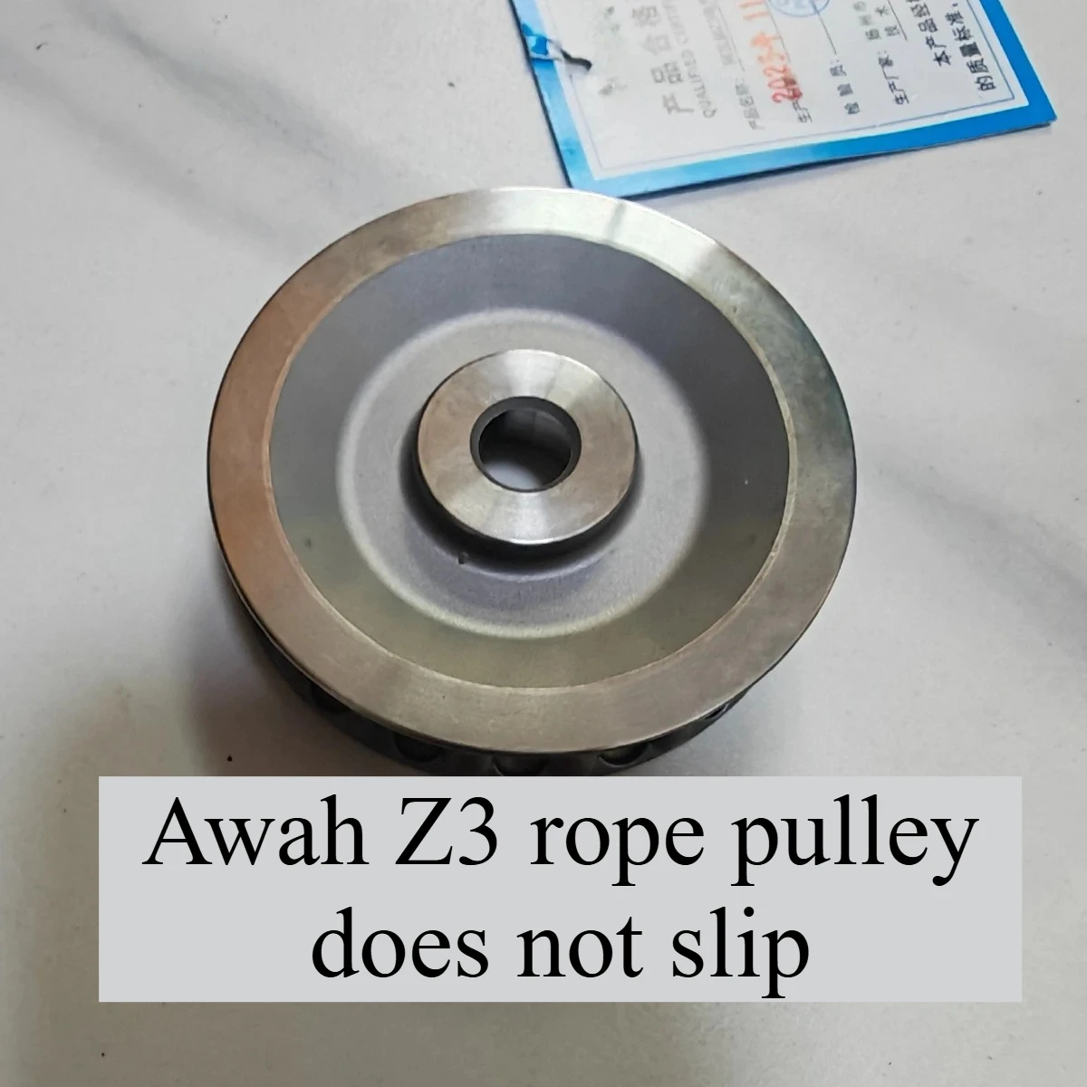 Awah Z3 New Rope Pulley Non slip replaceable Electric Lift Descender Aerial Not Slipping Rope Wheel Replacement for Z3 Wheel