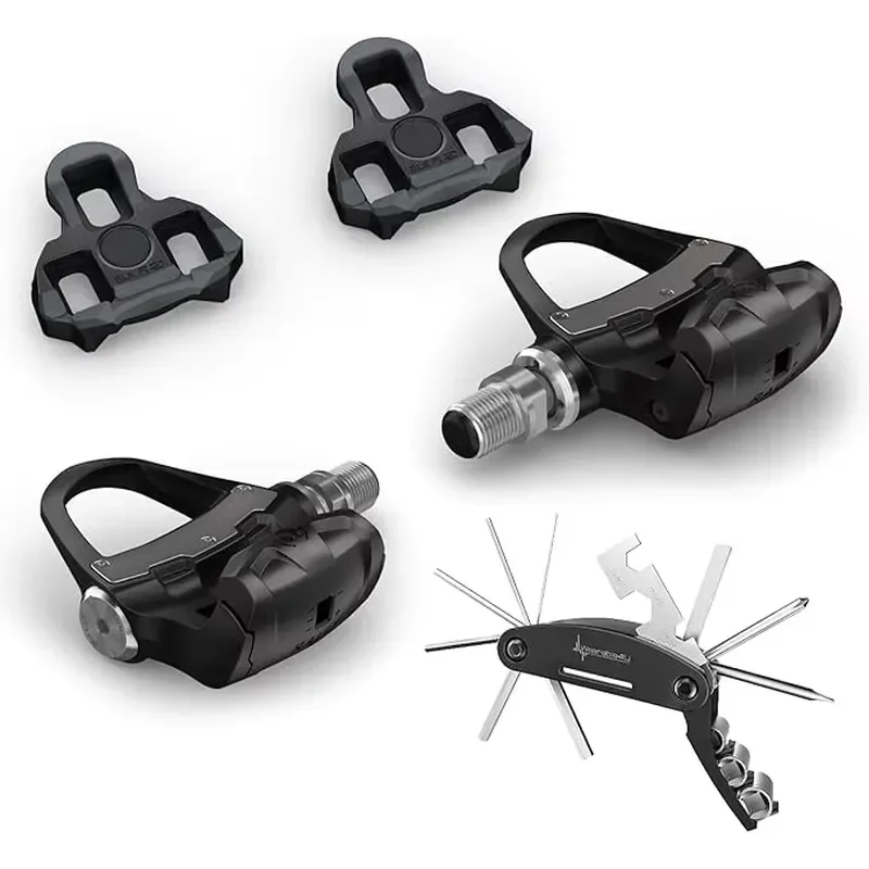 ETBC Sales Top Quality Garmins Rally RK200 Dual-Sensing Power Meter with Zero Degree Float Cleats and Bike Multi-Tool Bundle