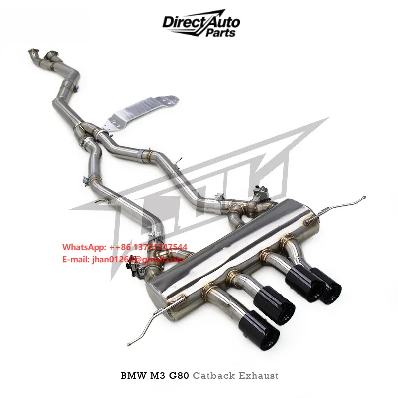 OEM M Performance Exhaust Catback System for G80 M3 M4 G82 G83 S58 Engine 3.0T 2019-2023 Exhaust Pipe Muffler With MP Tip