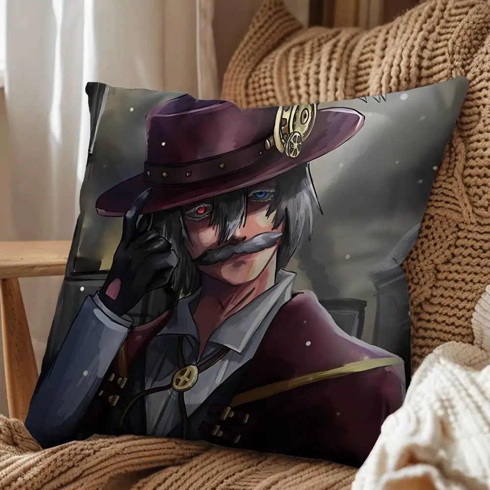 Jack the Ripper Chibi Record of Ragnarok room decor para regalar pillow cover living room sofa cushion cover bed pillow cover view 6