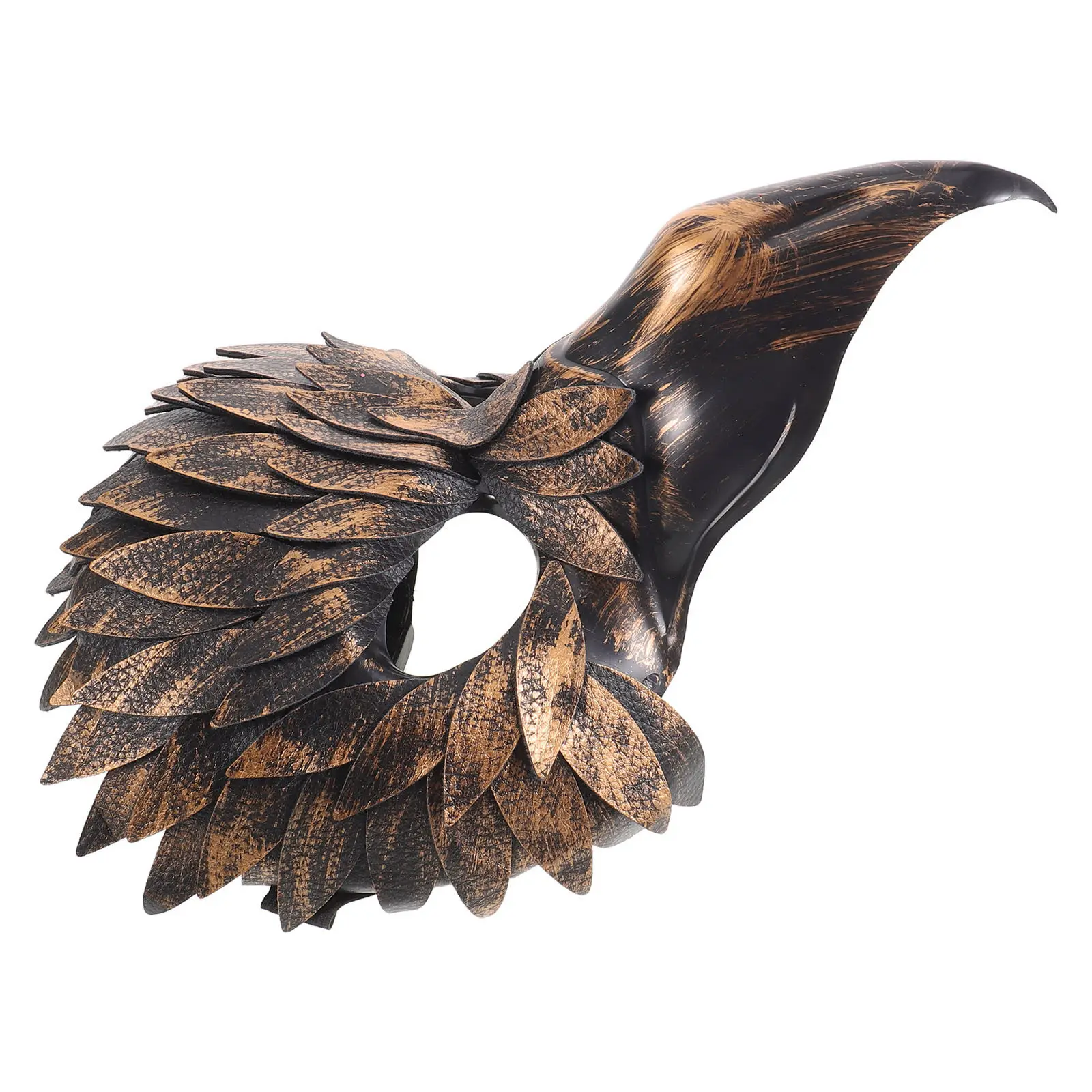 Halloween Masquerade Bird Mask Half Face Raven Beak Plastic Crow Animal Cosplay Carnival Party Costume Half Face Bird Mask