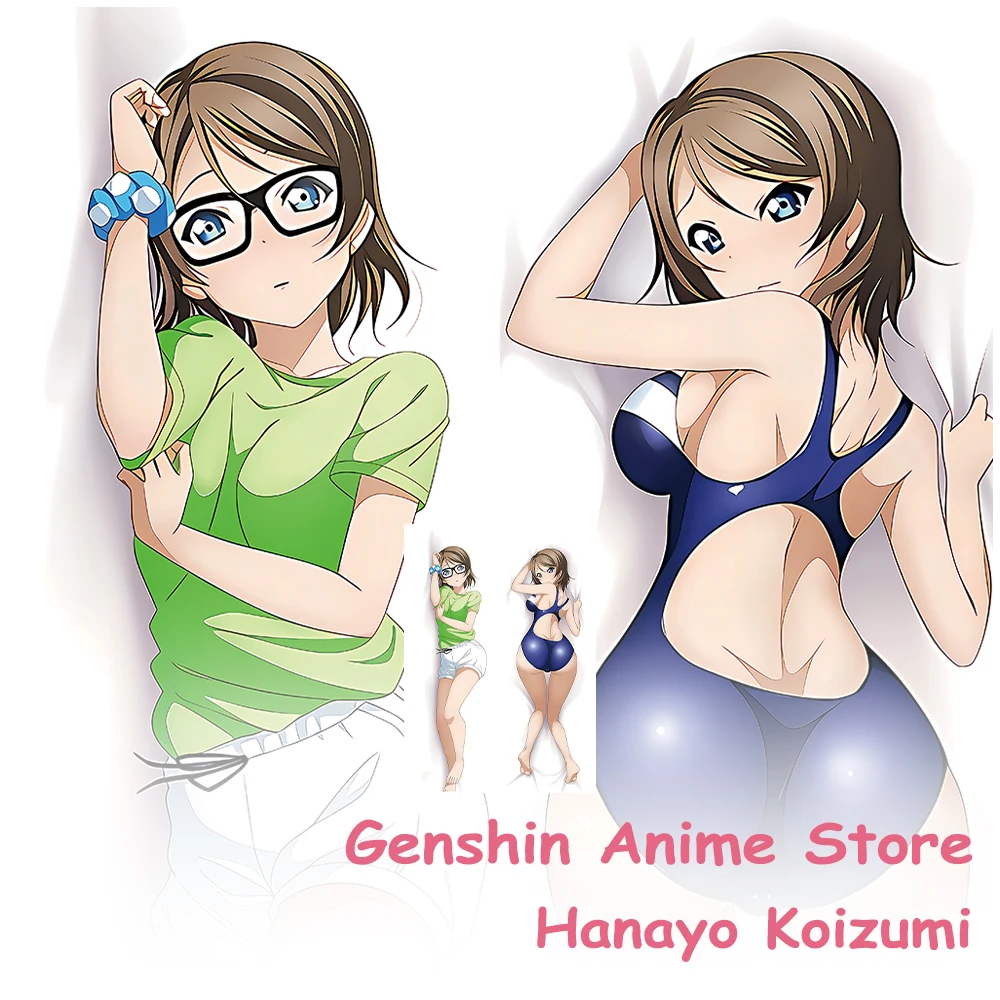 

Cartoon Hanayo Koizumi Fullbody Pillowcase Dakimakura Life-Size Cover Otaku Throw Pillow Cushion Covers Hugging Cosplay Props