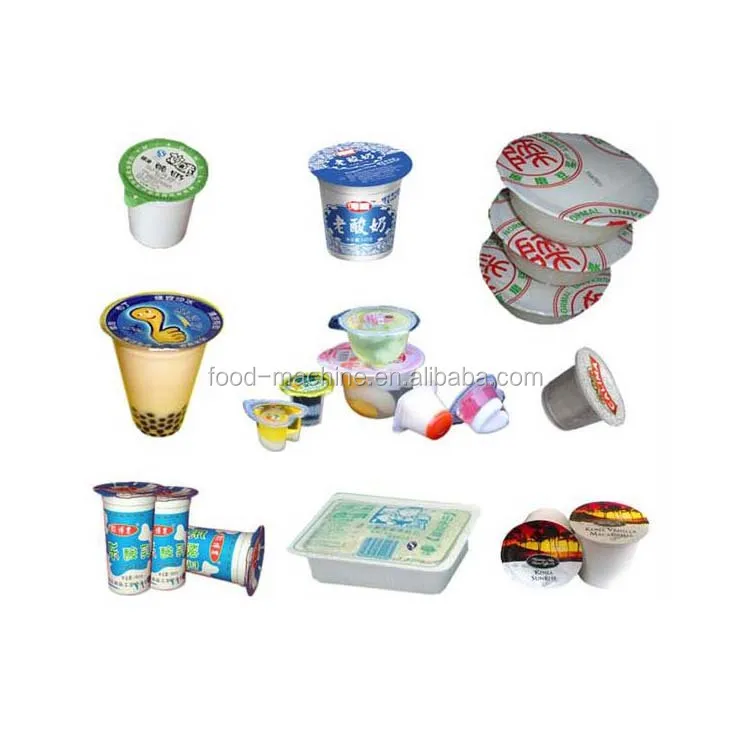 التلقائي الخطي الزبادي التوفو هلام الحاويات كوب ملء ختم آلة التعبئة والتغليف #2