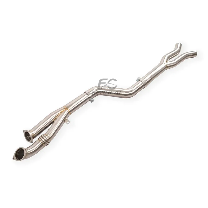 OEM Exhaust System Middle Pipe for BMW M3 M4 G80 G82 3.0T 2019-2024 Custom 3.5-inch Ss304 Exhaust Pipes Retrofit Car Acoustic
