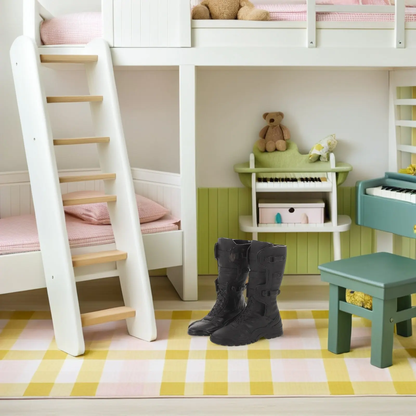 헤비 듀티 직삽형 전투 롱 부츠 방수 야외 사냥 승마 미끄럼 방지 안전화