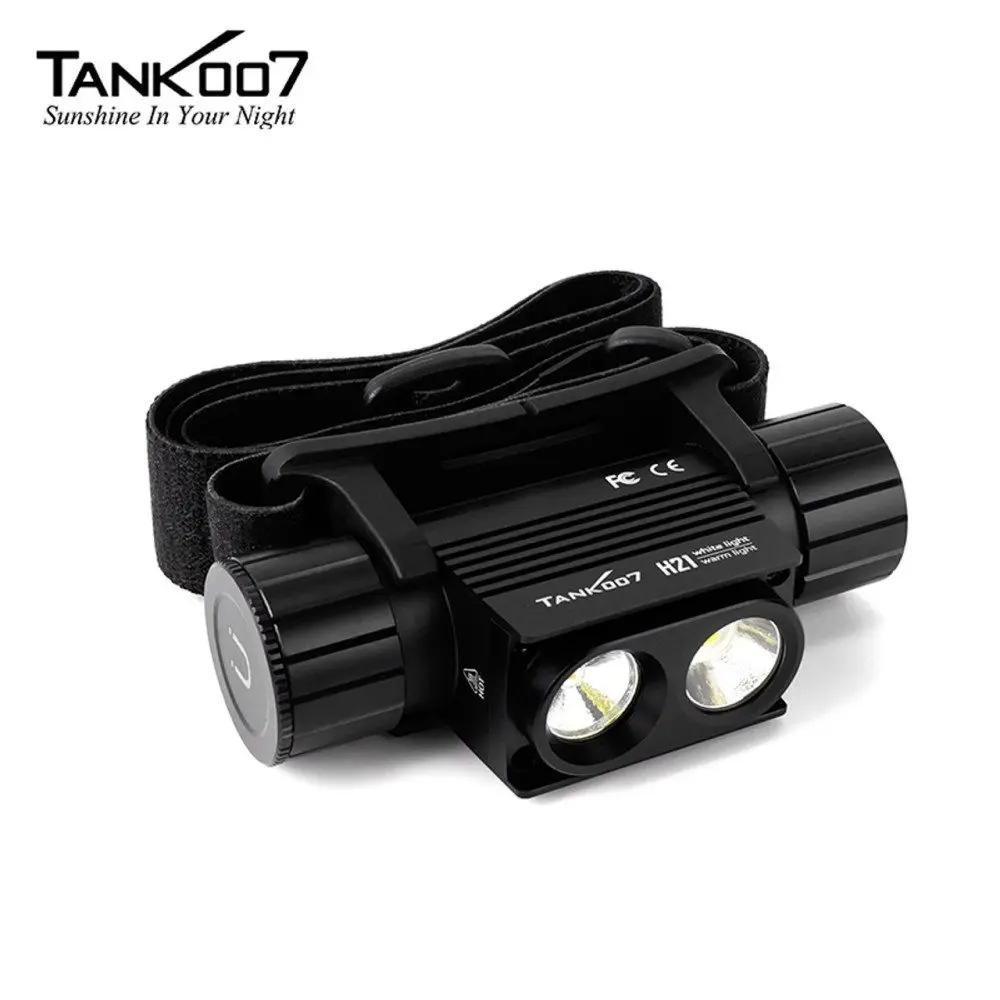 

Tank007 H21 Magnetic Dual Lamp Portable Outdoor Headlamp Torch Light