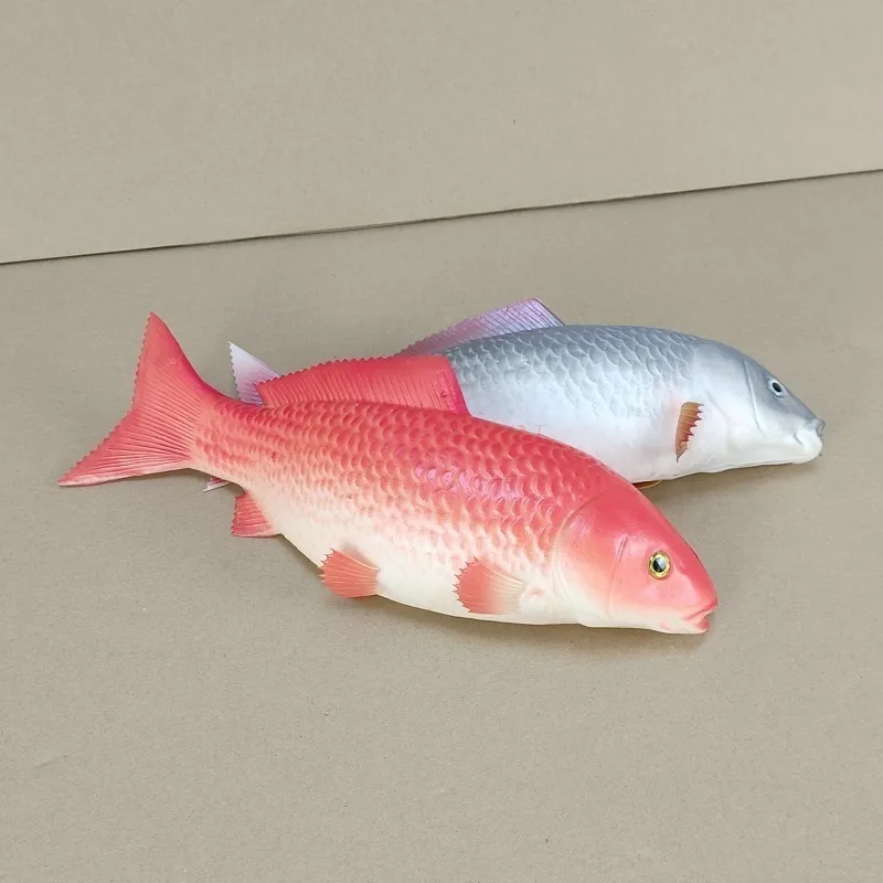 Pu fałszywy karp owoce morza imitacja jedzenia Model ryby zabawki dla dzieci Model dekoracja kuchni rekwizyty materiały dydaktyczne pomoce nauczycielskie 2021