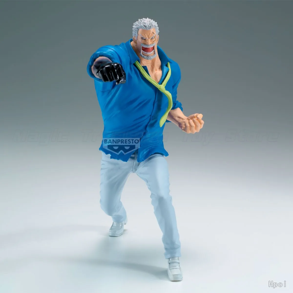 【Na stanie】Oryginalna kolekcja BANPRESTO BATTLE RECORD ONE PIECE Figurki Monkey D. Garp Ozdoby animacyjne