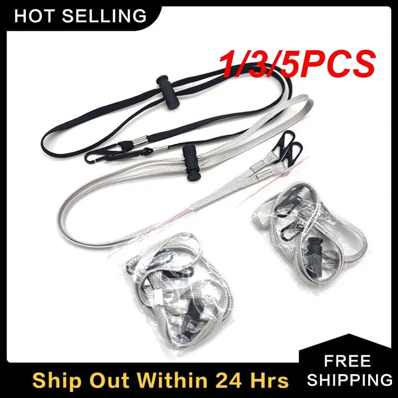 1/3/5PCS Mask Hanging Rope Face Mask Lanyard Mask Holder Adjustable Traceless Ear Hanging Rope Two Hooks
