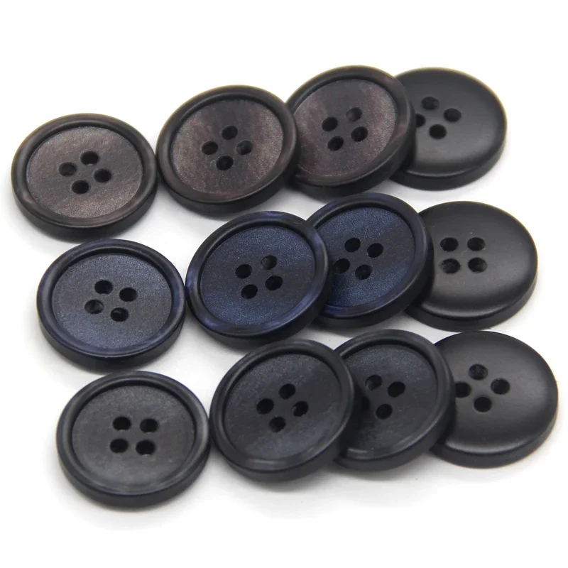 DOTOLLE 15/20mm Fashion Coat Red Blue Resin Buttons For Clothing Men Business Suit Jacket Knit Cardigan Handmade Decorations