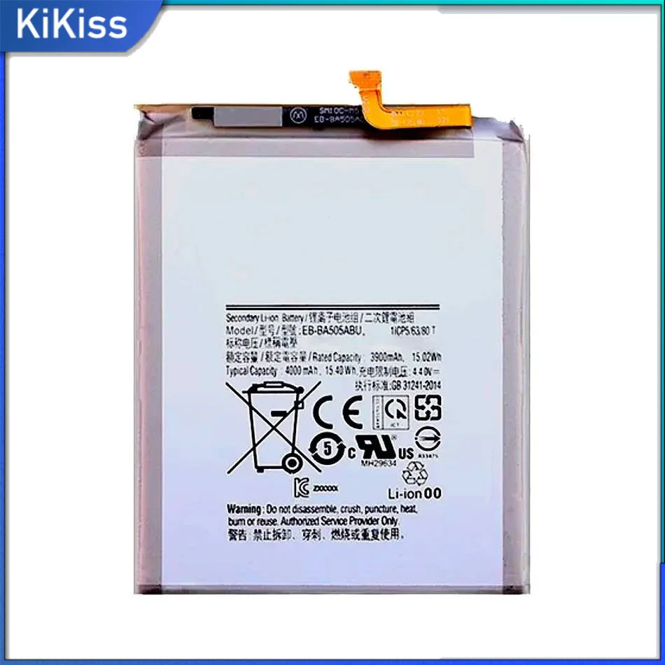 

Аккумулятор мобильного телефона 4000 мАч EB-BA505ABN EB-BA505ABU Замена премиум-класса для Samsung Galaxy A50 A505F SM-A505F