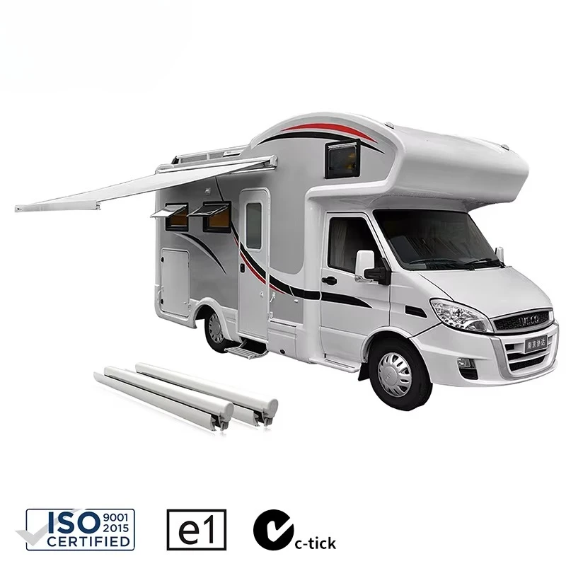 

Caravan Awnings,Retractable 12 V Motor RV Awning 3m Tent Caravan Motorhome Camper Electric RV Awning