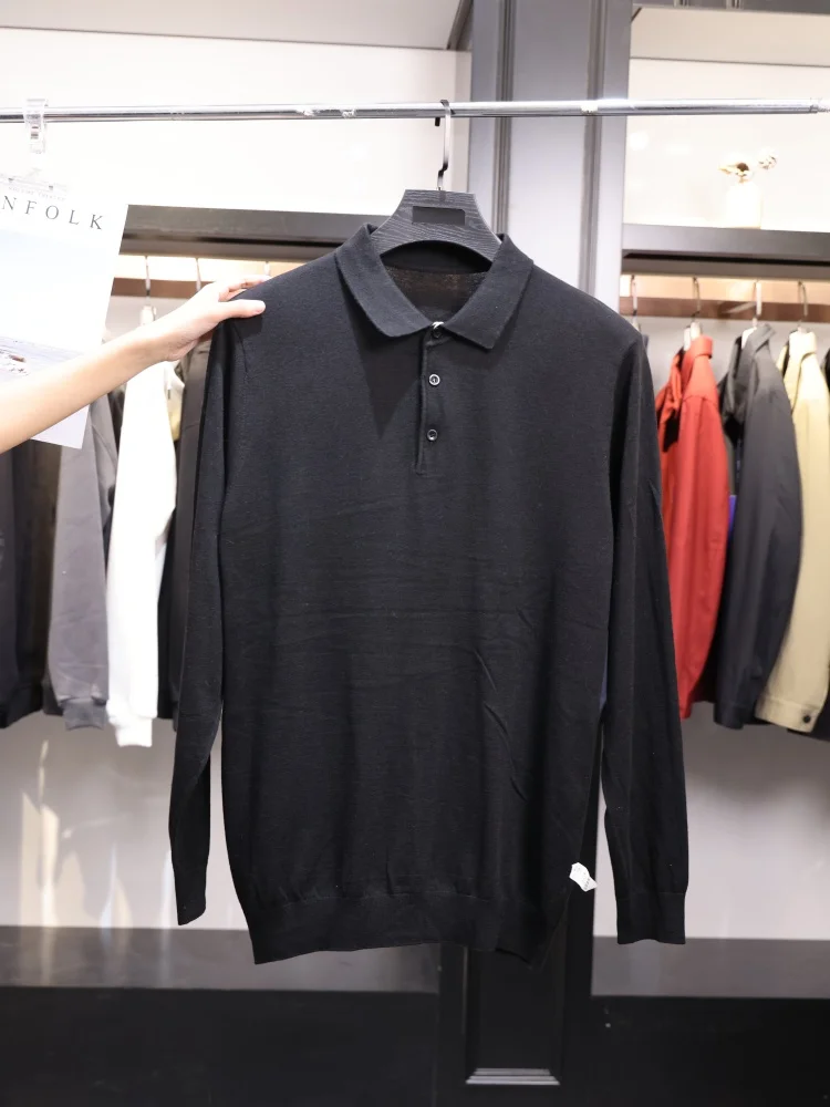 

Мужской новый повседневный вязаный свитер с длинным рукавом для весны и осени, удобный, из полиэфирного волокна, теплый, модный, Netie