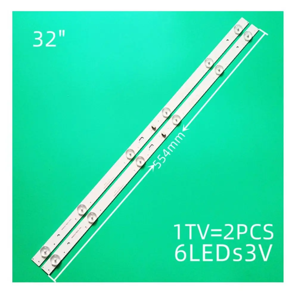 LED strips T32D16DH 01B T32D16DH 01W 100% 4C LB320T JF3 4C LB320T JF4, 2 pcs. LED set, JL.D32061330-004AS-M