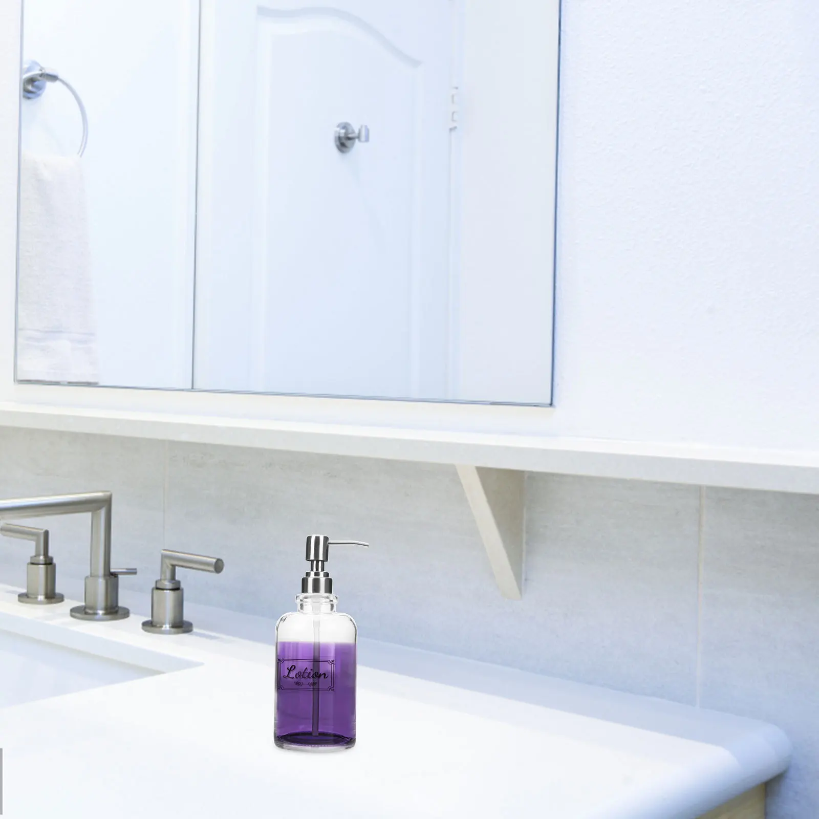 

Clear Soap Dispenser for Home Office Hotel Restaurant School Hospital Supermarket Modern Design Long Lasting