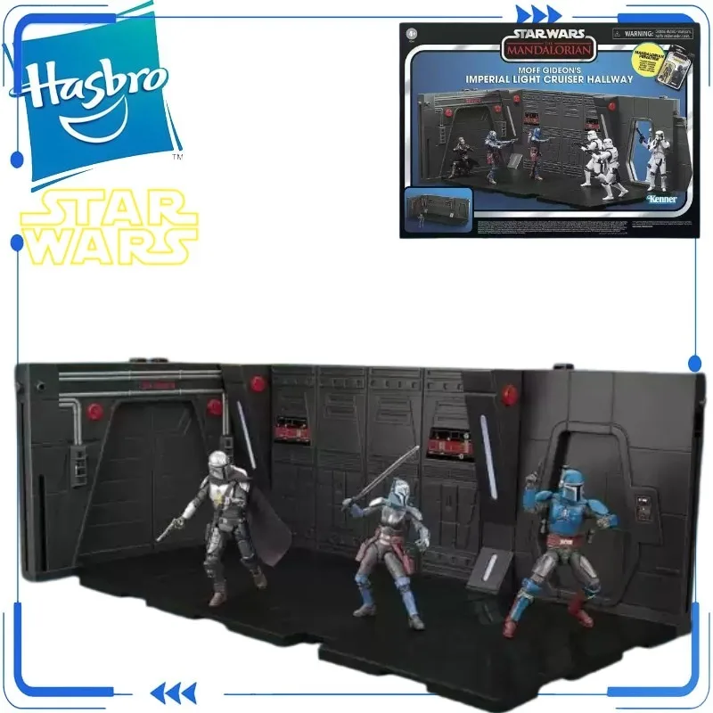 Auténtico Set de Juego de Pasillo del Crucero Ligero Imperial de Moff Gideon de Star Wars The Vintage Collection de Hasbro, Adornos Coleccionables en Stock