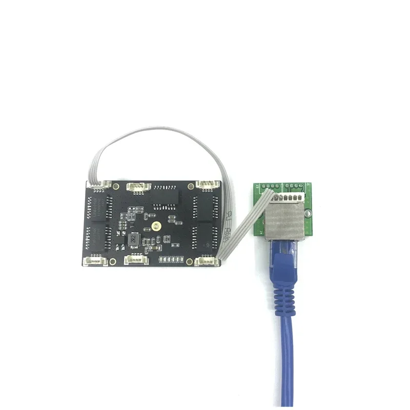 Módulo de interruptor ethernet industrial não gerenciado, 5 portas, 10/100m, placa pcba, oem, portas de detecção automática, placa pcba, placa-mãe oem