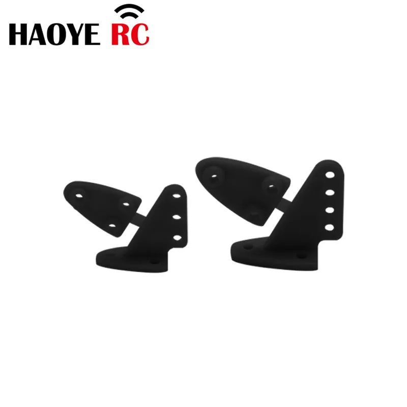 Haoye 20 Pcs Nylon Pin Horn/ Zip Horns Without Screws For RC Airplanes Parts Electric Planes Foam Model Replacement Accessories