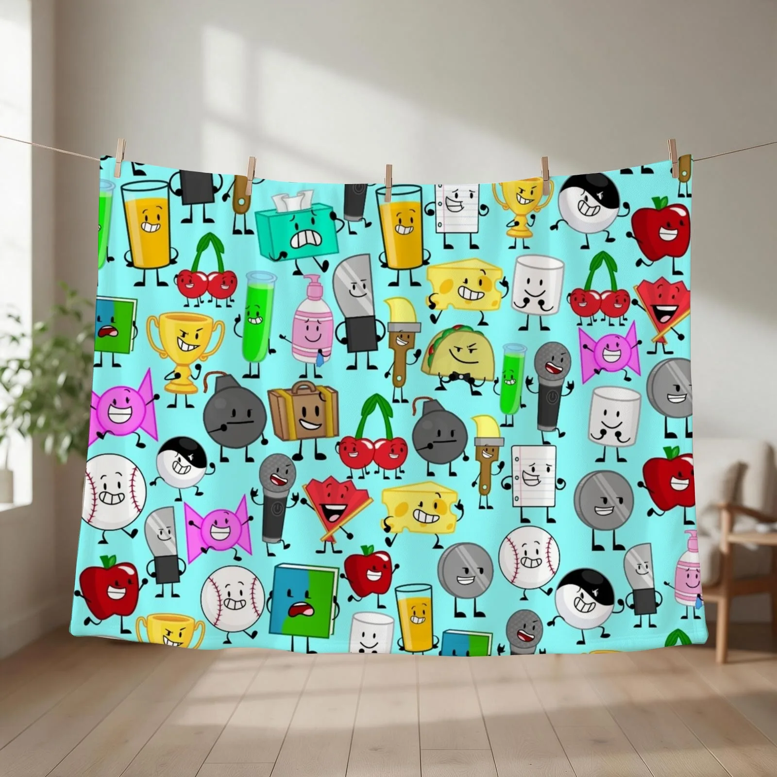 inanimate insanity Throw Blanket couch cozy soft plush fuzzy picnic outdoor blanket