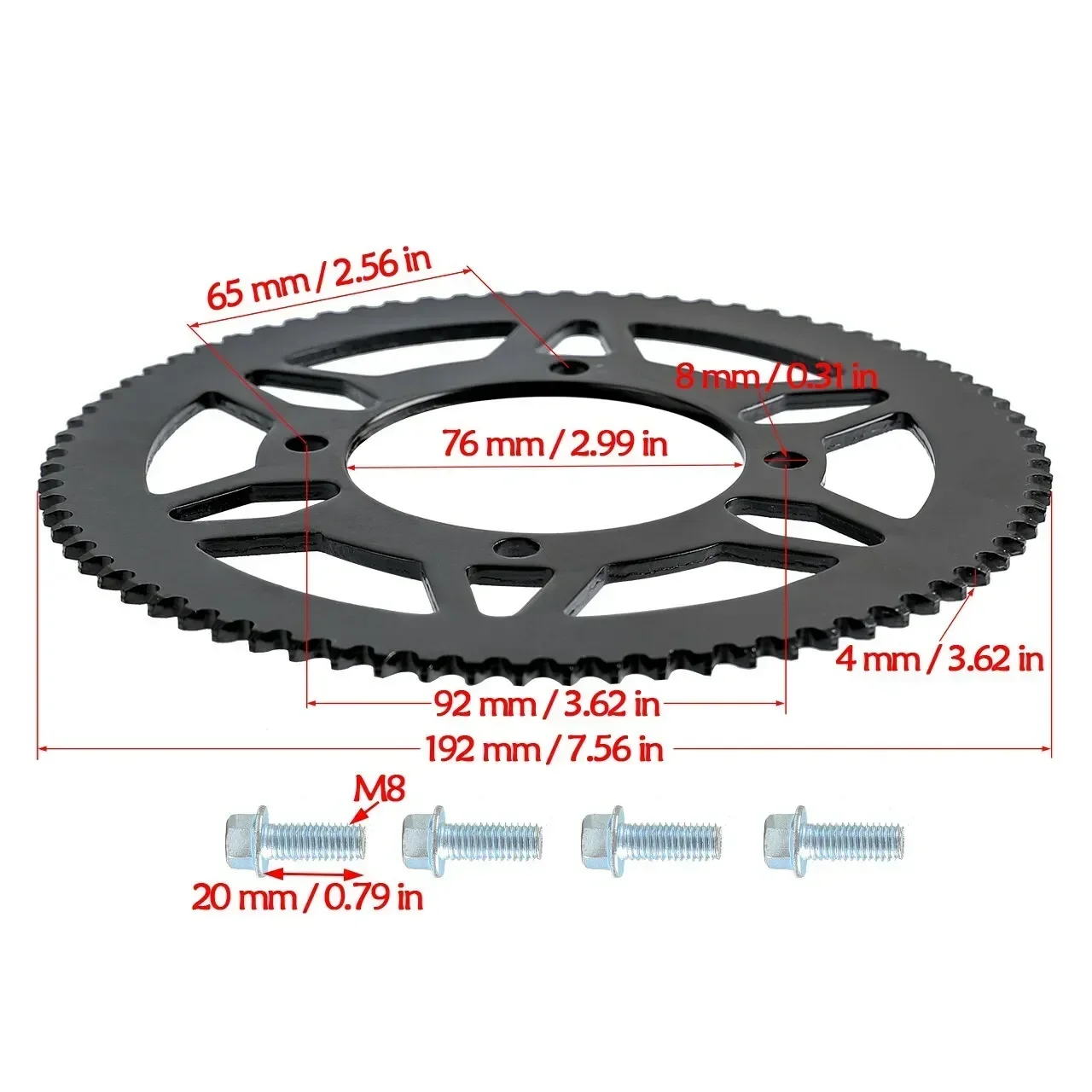 TDPRO 219 Chain Rear Sprocket or Reinforced 219H Kart Driven Chain 112 Links  For  Dirt Go Kart Racing Kart  Drift Trike