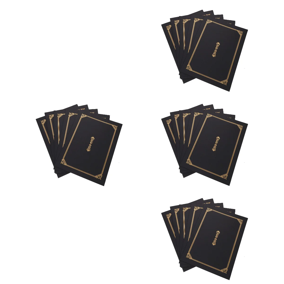 

4 шт., бумажные обложки для сертификатов Honor, A4