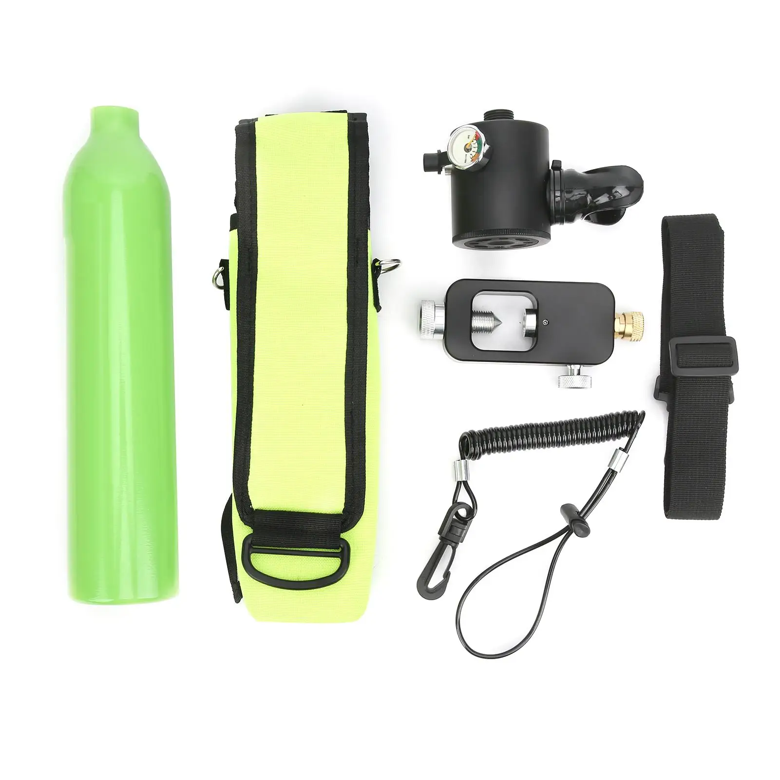 

500ML Underwater Diving Air Tank Oxygen Cylinder Emergency Snorkeling Breathing Device