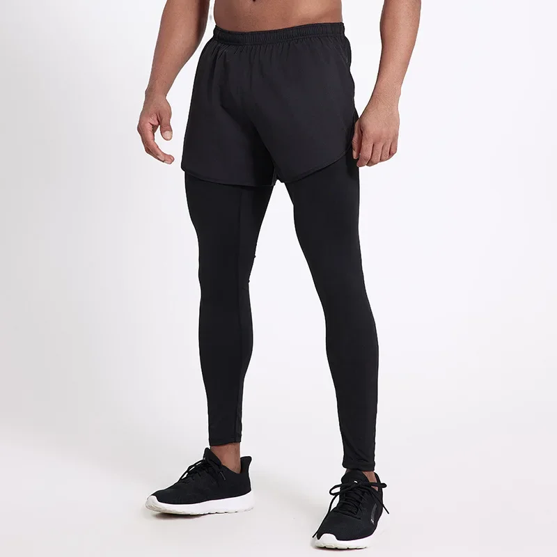 2024 Professional Men's Running Shorts Marathon Track Athletics Half Pants Inner Lining Double Layer Sports Fitness Trendy