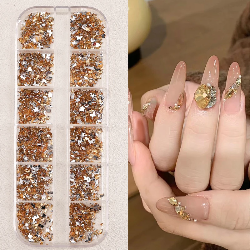 Nagelkunstzubehör – Charms, Strasssteine und Dekorationen, Nagelzubehör mit Kunstteilen und Figuren