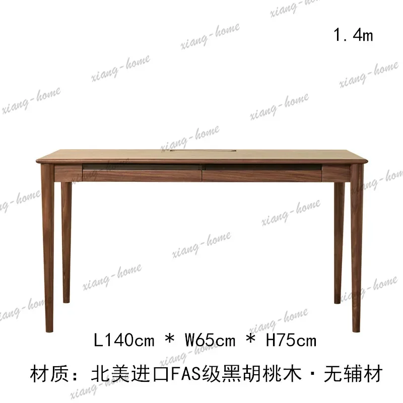 all solid wood desk home bedroom study simple learning  office computer desk