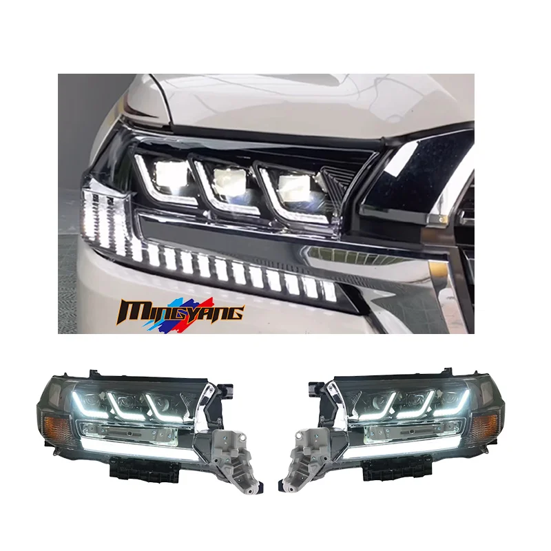 

Modification 3Lens Design Head Light Lamp Headlight Headlamps 2016-2021 Land Cruiser 200 for Land Cruiser LC200 Led Headl