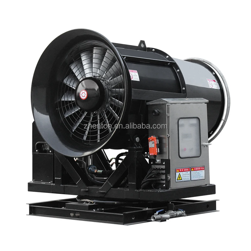 Canhão de supressão de nevoeiro multifuncional, sprinklers, sistema de irrigação agrícola, bomba de água para teste de tempestade