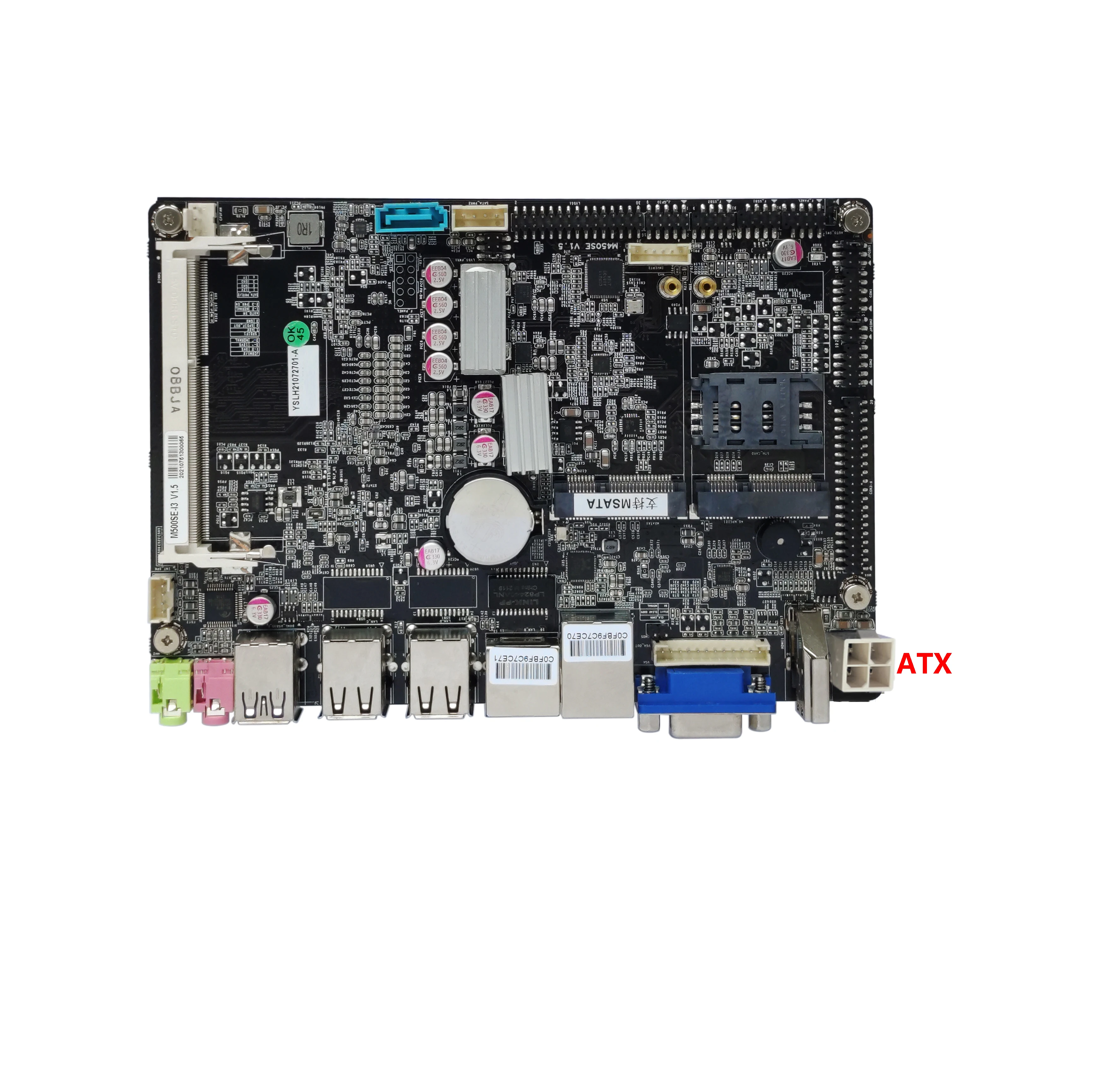 ELSKY 4-inch Motherboard M400SE-UA/M500SE-UA with Haswell-U 4th Gen/Broadwell-U 5th Gen CPU DDR3 MAX 8G Memory