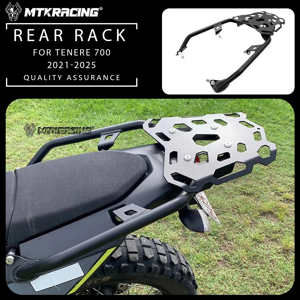 

For YAMAHA TENERE 700 2021-2025 Modified Rear Tailframe Tailbox Bracket Rear Shelf Luggage Bracket