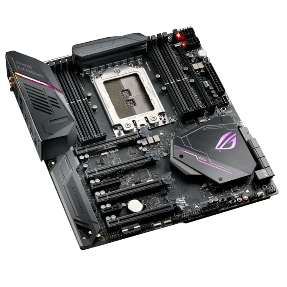 Для ROG Zenith Extreme X399 SocketTR4 DDR4 M.2 U.2 USB3.1 E-ATX GAMING материнская плата