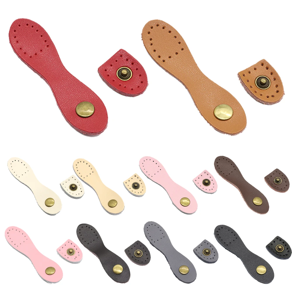 5pcs Leather Bag Buckle Handmade Snap Buttons Purse Wallet Hasp Clasp Buckles Card Pack Fastener for DIY Handbag Bags Accessory