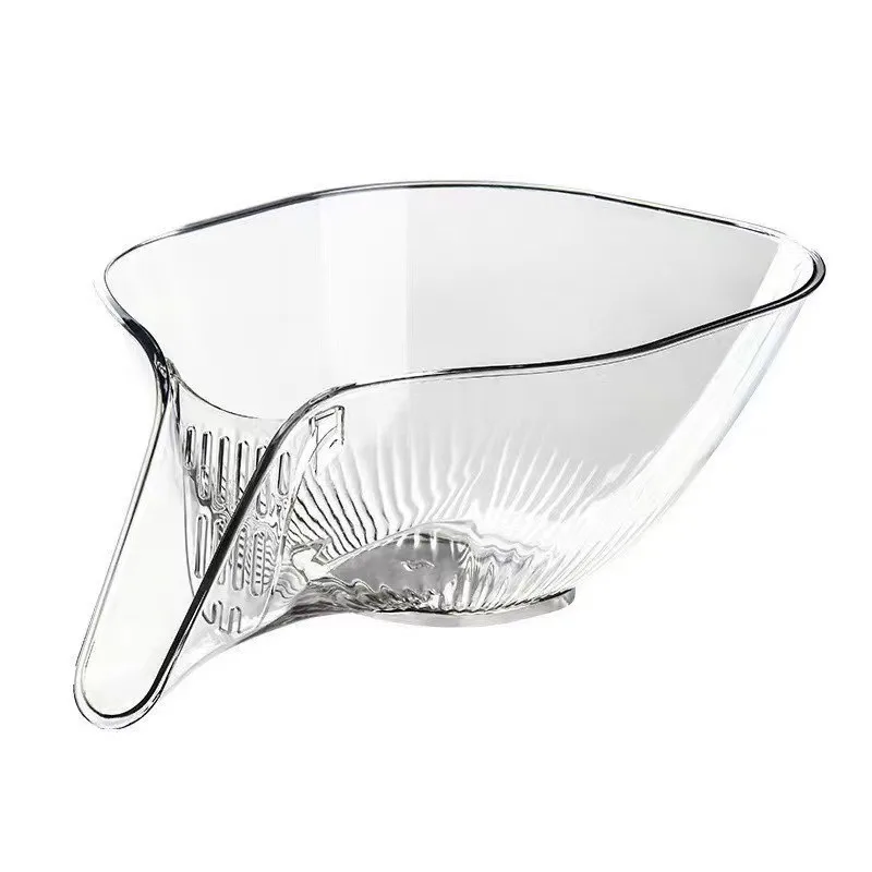 Multifunctional Drain Basket Household Drain Rack Dry and Wet Separation Sink Filter Basket Plastic Vegetable Blue Wholesale