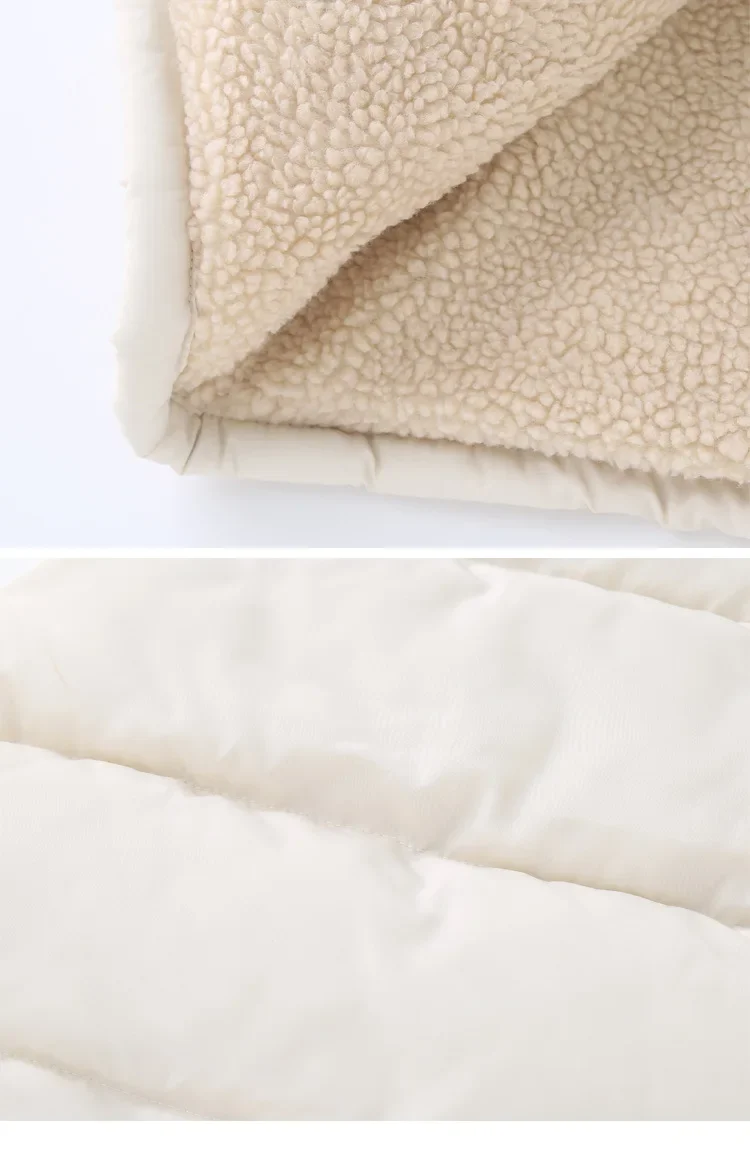 Baby-Weste Kinder-Oberteil Herbst Winter Einfarbig Lammfleece Dicke Baumwolle Ärmellose Weste Kleinkind Baumwolljacke dicke Ärmellose Weste – Detail 17