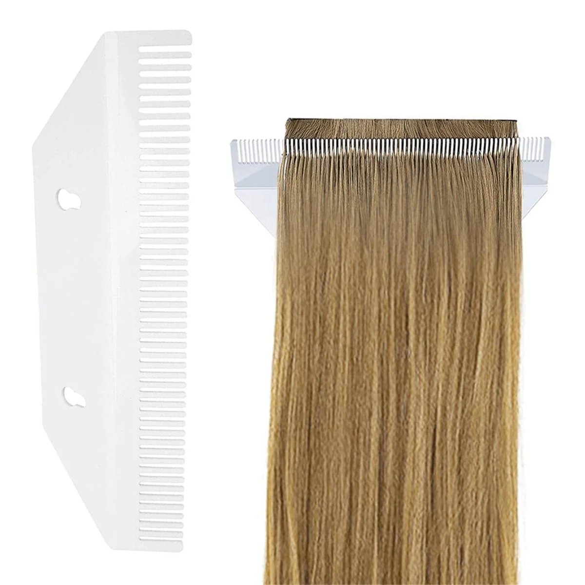 ONCE Hair Extensions Display Rack Acrylverteiler für Haare und Perücke – Acryl-Haarsträhnen-Halter-Display, A