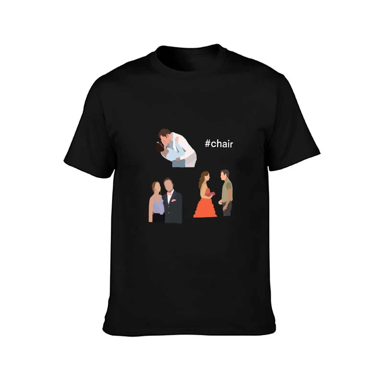 Chuck and Blair Pack T-Shirt Sports Casual Short Sleeve Cotton Tee T-Shirt
