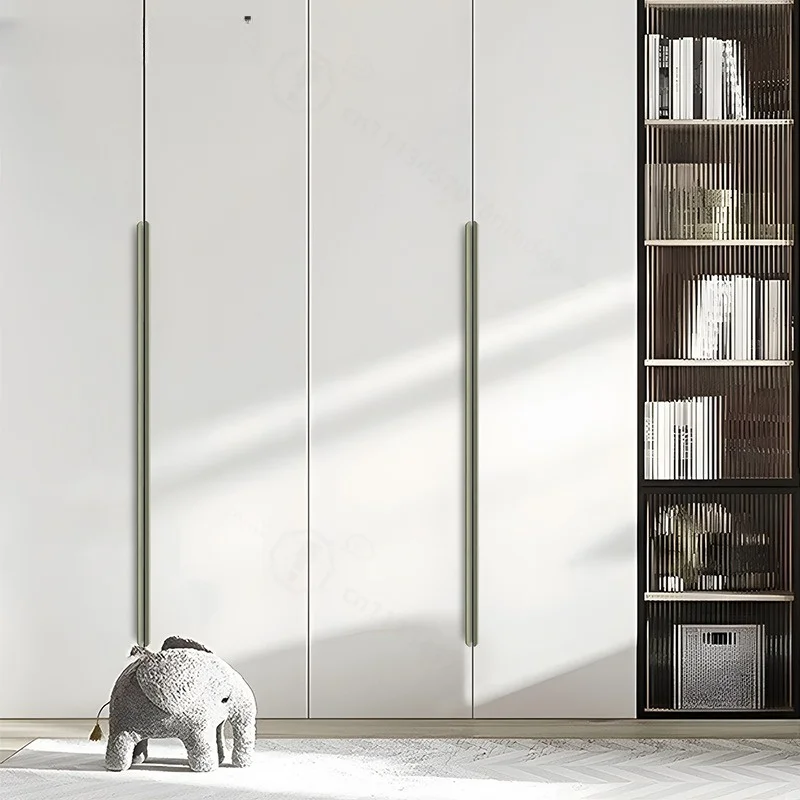 Hidden Cabinet Pull Long Minimalist Invisible Handle Modern Wardrobe Drawer Closet Cupboard Door Furniture Hardware