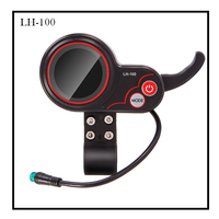 LH-100 24V/36V/48V/60V 5 Pins Display EScooter Accessory Thumb Throttle Speedometer Control Panel for Boyueda Scooter Parts