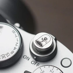 Rose Camera Metal Soft Release Button For Sony A7C2 Fujifilm XT50 Nikon ZF Canon R52 Lumix Mirrorless Camera SLR Shutter Button