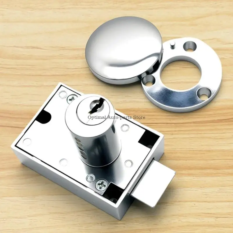 

Universal Zinc Alloy Drawer Lock For Marine Furniture Wardrobe Cabinet With 2 Keys Easy Installation Secure