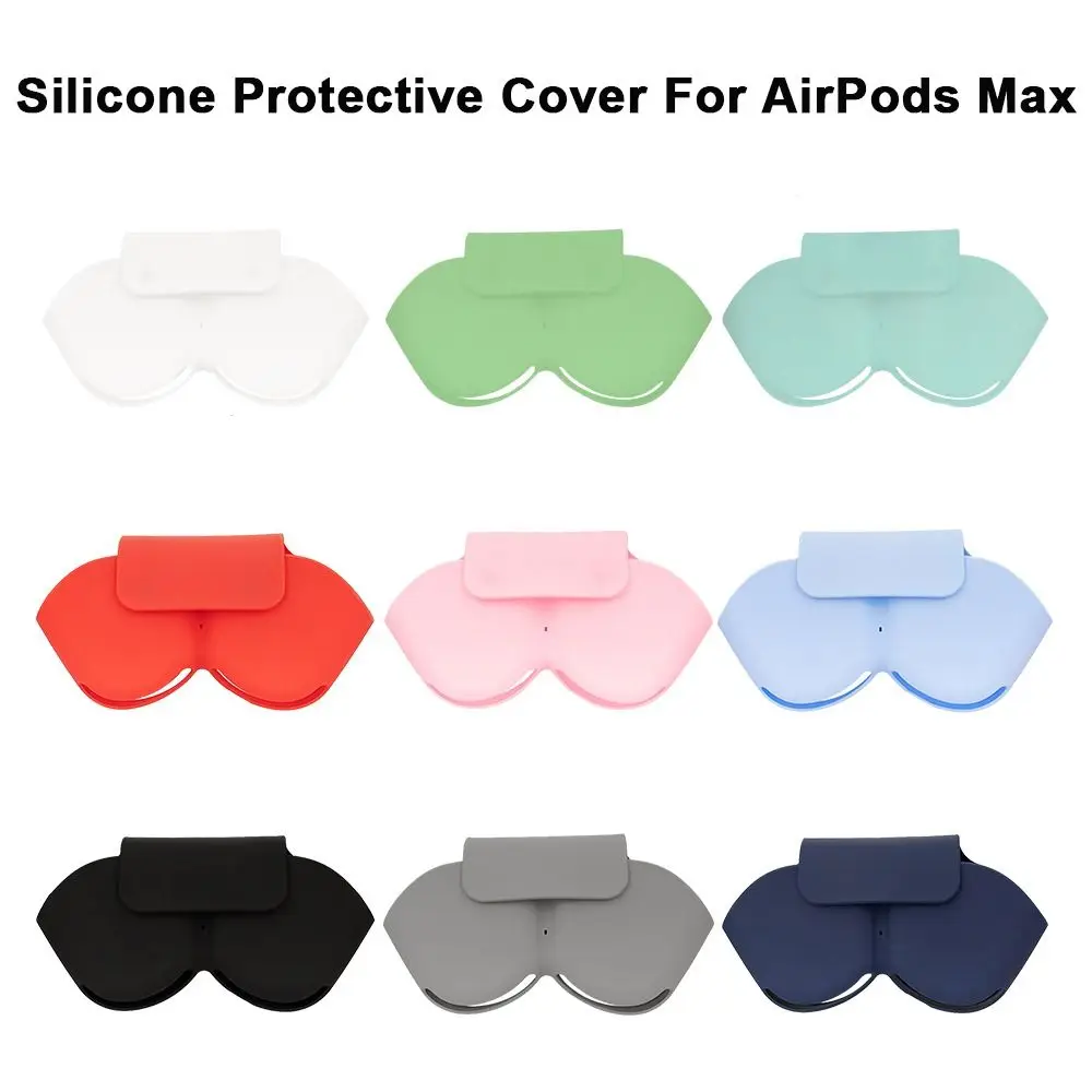 Silikonowe etui na słuchawki AirPods Max Pokrowiec ochronny na słuchawki AirPods Max Odporny na wstrząsy pokrowiec na słuchawki AirPods Max zapobiegający zarysowaniom