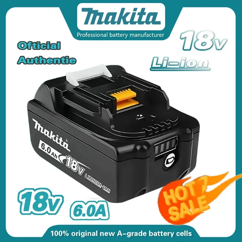 NUOVA Batteria Makita 18V 100% Originale BL1850b BL1860 BL1830 Batteria Compatibile LXT400 DTW285 100% Originale Makita 6Ah/5Ah per Batteria Makita 18V BL1830B BL1850B BL1850 BL1840 BL1860 BL1815