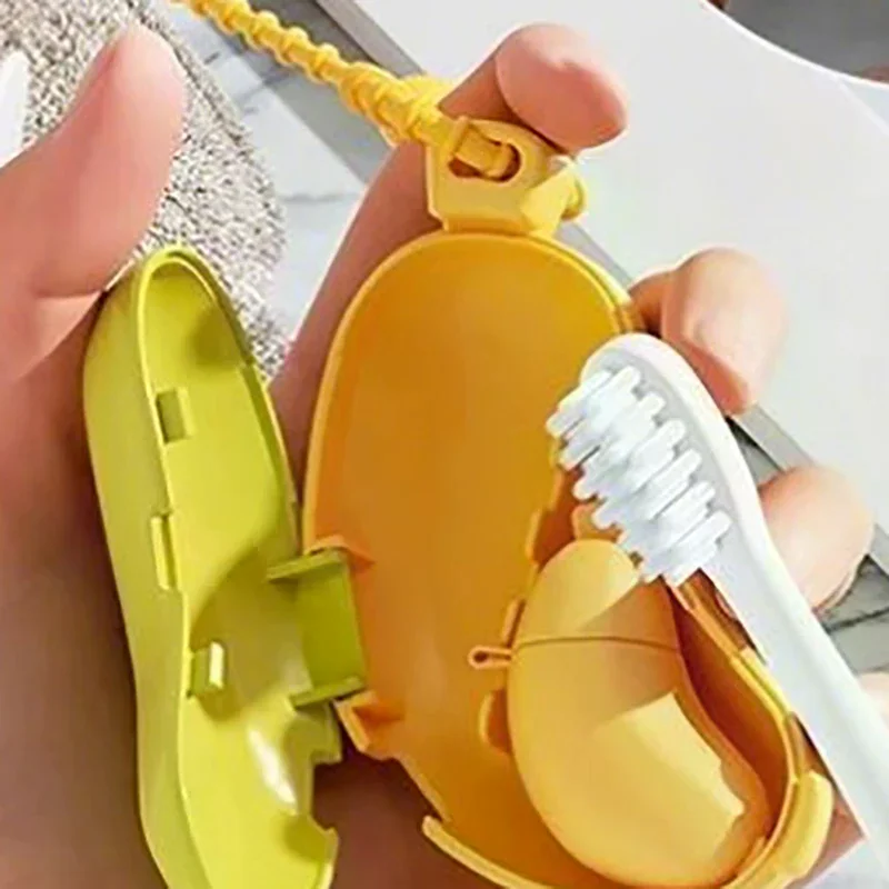 

Защитный чехол для насадки зубной щетки с отсеком для зубной пасты, пылезащитный зажим для зубной щетки, портативный дорожный футляр для хранения