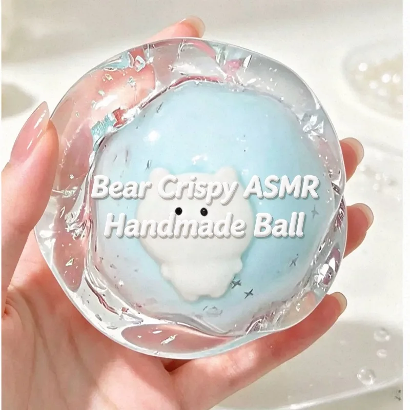 Vaseline Slushy Squishy Handmade Ball Cracking Wax Crunchy Shatter Stress Ball ASMR Satisfying Pop Sound Anti-Stress Fidget Toys